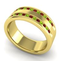 Men's Double Edged Channel 8mm Band