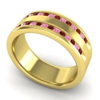 Men's Double Edged Channel 8mm Band