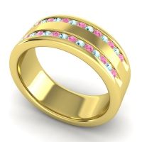 Men's Double Edged Channel 8mm Band