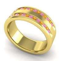 Men's Double Edged Channel 8mm Band