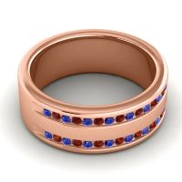 Men's Double Edged Channel 8mm Band