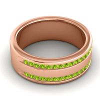 Men's Double Edged Channel 8mm Band