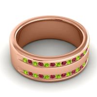 Men's Double Edged Channel 8mm Band
