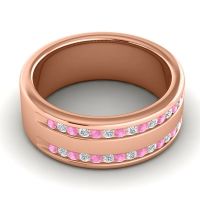 Men's Double Edged Channel 8mm Band