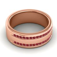 Men's Double Edged Channel 8mm Band