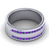 Men's Double Edged Channel 8mm Band