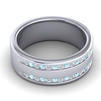 Men's Double Edged Channel 8mm Band