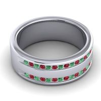 Men's Double Edged Channel 8mm Band