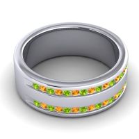 Men's Double Edged Channel 8mm Band