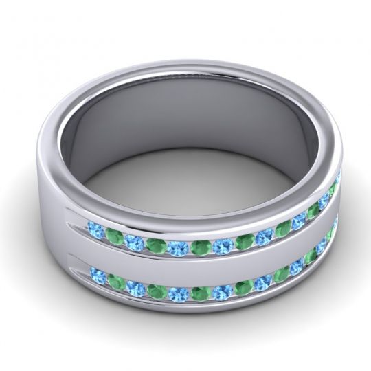 Men's Double Edged Channel 8mm Band