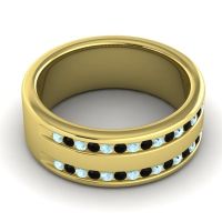 Men's Double Edged Channel 8mm Band