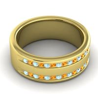 Men's Double Edged Channel 8mm Band