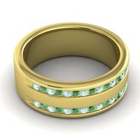 Men's Double Edged Channel 8mm Band