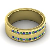 Men's Double Edged Channel 8mm Band