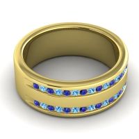 Men's Double Edged Channel 8mm Band