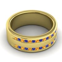 Men's Double Edged Channel 8mm Band