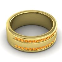 Men's Double Edged Channel 8mm Band