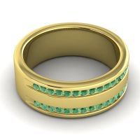 Men's Double Edged Channel 8mm Band