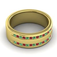 Men's Double Edged Channel 8mm Band
