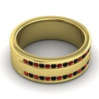 Men's Double Edged Channel 8mm Band