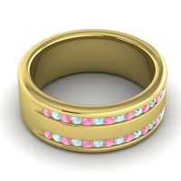 Men's Double Edged Channel 8mm Band