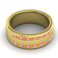 Men's Double Edged Channel 8mm Band