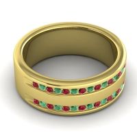 Men's Double Edged Channel 8mm Band