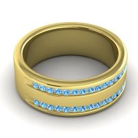 Men's Double Edged Channel 8mm Band