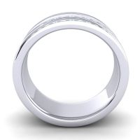 Men's Double Edged Channel 8mm Band