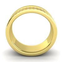 Men's Double Edged Channel 8mm Band