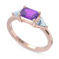 East-West Three Stone Samantara Ring