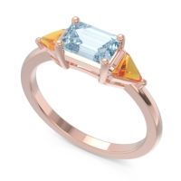 East-West Three Stone Samantara Ring