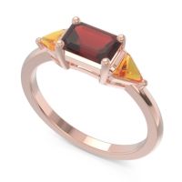East-West Three Stone Samantara Ring