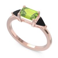 East-West Three Stone Samantara Ring