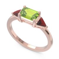 East-West Three Stone Samantara Ring