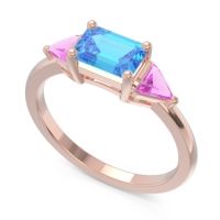 East-West Three Stone Samantara Ring
