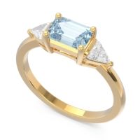 East-West Three Stone Samantara Ring