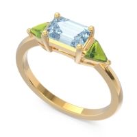 East-West Three Stone Samantara Ring