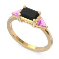 East-West Three Stone Samantara Ring