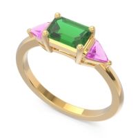 East-West Three Stone Samantara Ring