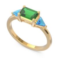 East-West Three Stone Samantara Ring