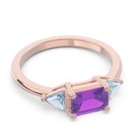 East-West Three Stone Samantara Ring