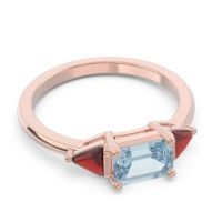 East-West Three Stone Samantara Ring