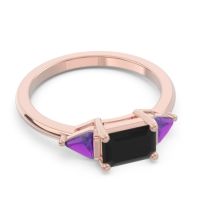 East-West Three Stone Samantara Ring