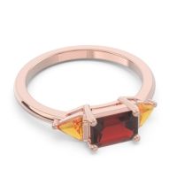 East-West Three Stone Samantara Ring