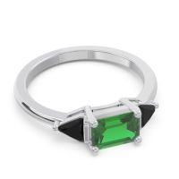 East-West Three Stone Samantara Ring