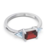 East-West Three Stone Samantara Ring