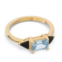 East-West Three Stone Samantara Ring