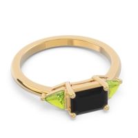 East-West Three Stone Samantara Ring