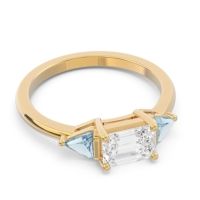 East-West Three Stone Samantara Ring